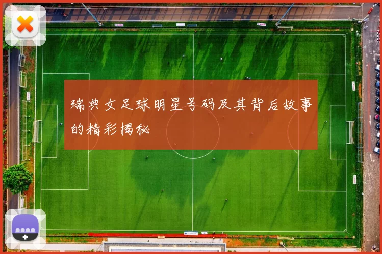 瑞典女足球明星号码及其背后故事的精彩揭秘